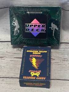 1992 Upper Deck Holographic Baseball Set & Desert Storm Set