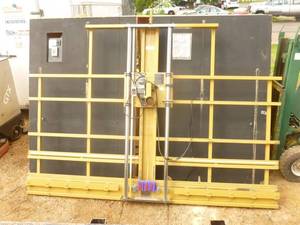 lot 1 image: Powermatic Panel saw. Tested & works. Good used condition. Over $5000.00 brand new. Includes free cabinet if wanted as well. THIS ITEM HAS A RESERVE.