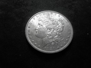 1880 O Morgan Silver Dollar
