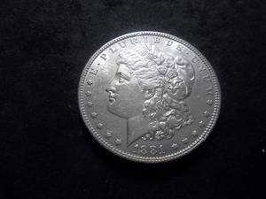 1881 Morgan Silver Dollar