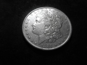1881 S Morgan Silver Dollar
