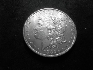 1882 O Morgan Silver Dollar
