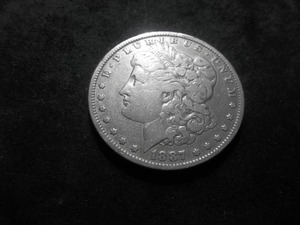 1887 O Morgan Silver Dollar