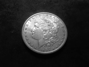 1887 S Morgan Silver Dollar