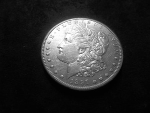 1891 S Morgan Silver Dollar