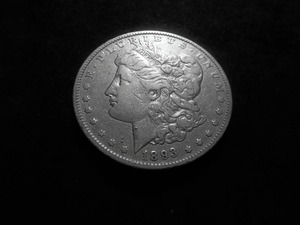 1893 O Morgan Silver Dollar