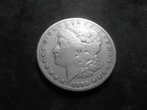 1895 O Morgan Silver Dollar