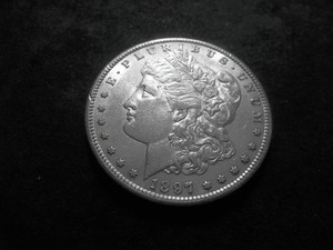 1897 S Morgan Silver Dollar