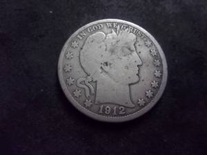 1912 D Barber Half Dollar