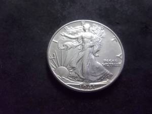 1941 D Walker Half Dollar