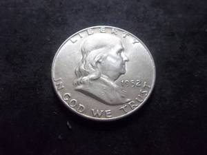 1952 D Franklin Half Dollar