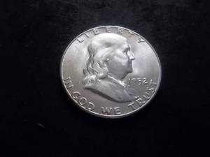 1952 S Franklin Half Dollar