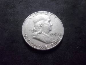 1954 D Franklin Half Dollar