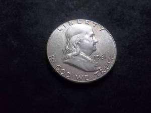 1961 Franklin Half Dollar