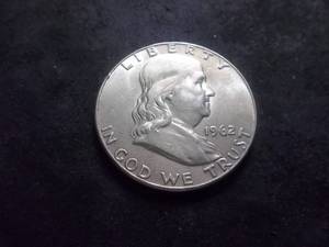 1962 D Franklin Half Dollar