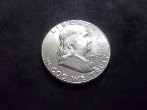 1963 Franklin Half Dollar