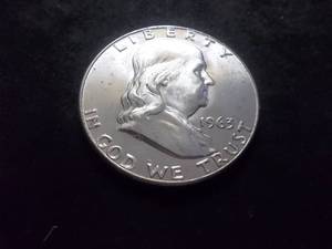 1963 D Franklin Half Dollar