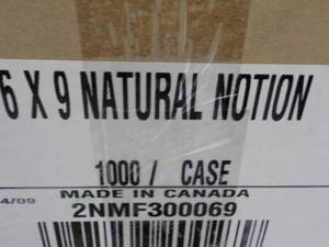 Case of 1000 - 6 x 9 Bags...