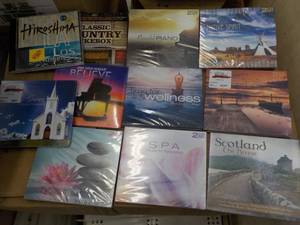 DVDs and CDs...