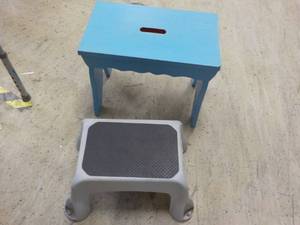 Step Stool and Small Bench...