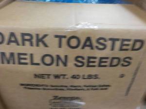 40 lb Box Dark Toasted Melon Seeds...