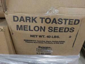 40 lb Box Dark Toasted Melon Seeds...