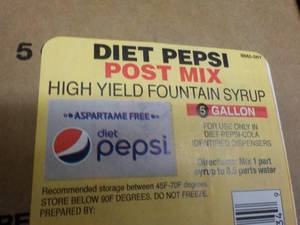 5 Gallon Diet Pepsi Post Mix Founta...