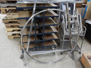 4 Ft Diameter Metal Clothes Rack...