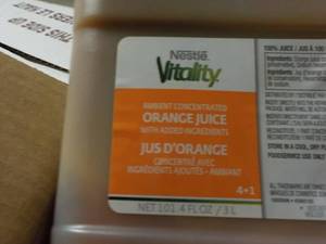 3 - 3 Liter Jugs Nestle Vitality Or...