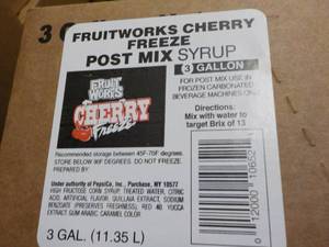 3 Gallon Fruitworks Cherry Freeze P...