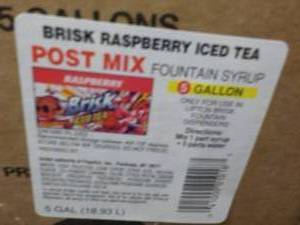 5 Gallon Brisk Raspberry Iced Tea P...