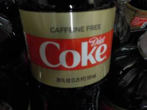24 Bottles Caffeine Free Diet Coke...