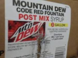 3 Gallon Mountain Dew Post Mix Syru...