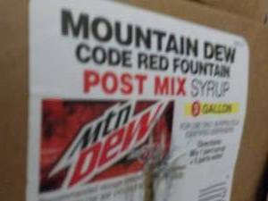 3 Gallon Mountain Dew Post Mix Syru...