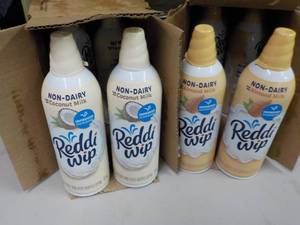 Lot of 6 Each Reddi-Wip Non Dairy C...