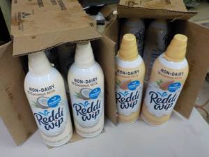 Lot of 6 Each Reddi-Wip Non Dairy C...