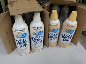 Lot of 6 Each Reddi-Wip Non Dairy C...