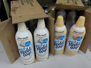 Lot of 6 Each Reddi-Wip Non Dairy C...