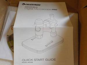 lot 8 image: Celestron Hand Held Digital Microsc...