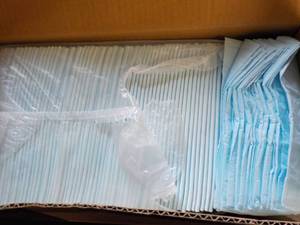 lot 14 image: Box of 100 Pet Training Pads...