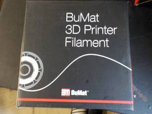 lot 21 image: BuMat 3D Printer Filament- Orange...