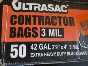 lot 52 image: Case of Ultrasac 50 - 42 gallon Ext...