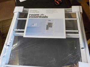 lot 68 image: Room Essentials Compact Drying Rack...
