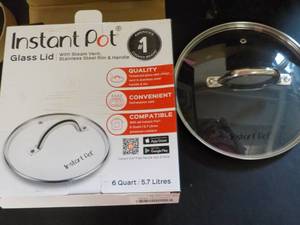 lot 85 image: Instant Pot Glass Lid 6 qt...