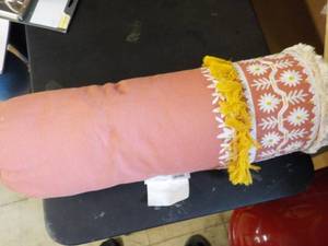 lot 100 image: Opal House 22 Long Round Pillow...