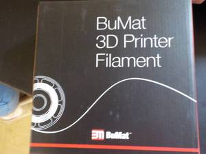 lot 116 image: BuMat 3D Printer Filament- Orange...
