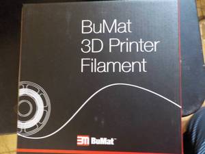 lot 118 image: BuMat 3D Printer Filament- Orange...