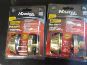 lot 128 image: Lot of 2 Master Locks...