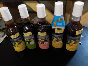 lot 129 image: 5 Bottles Soda Stream...