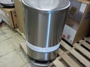 lot 158 image: Threshold Stainless Steel Trash Can...